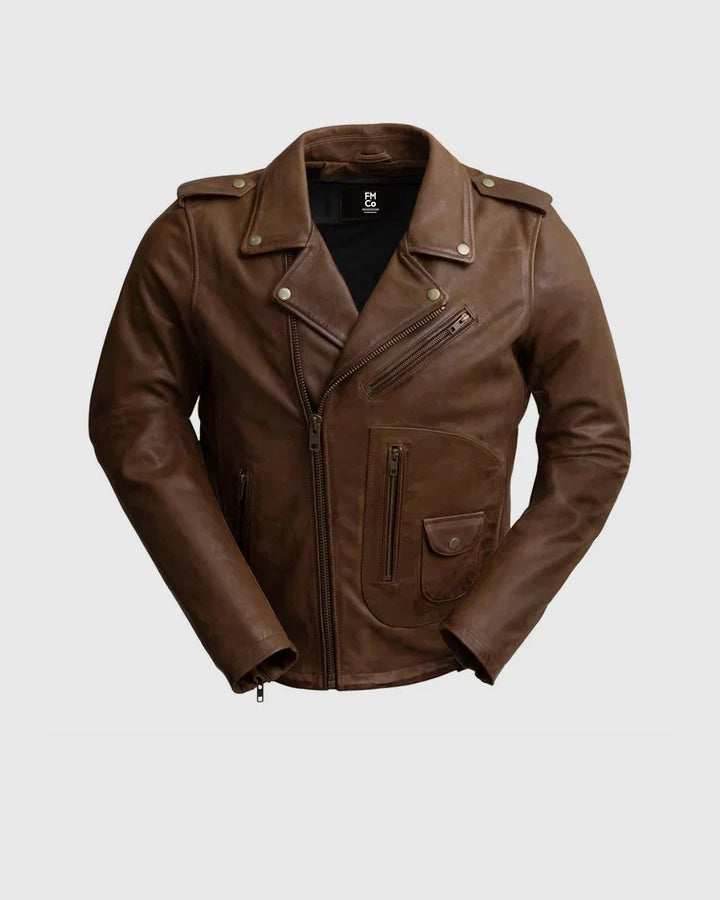 Sid Mens Leather Jacket