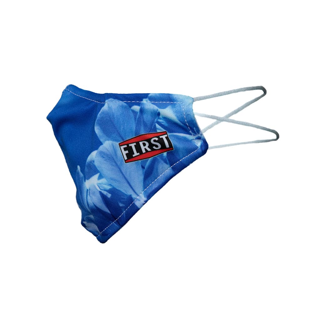 2-Ply Sky Blue Reusable Non-Medical Breathable & Elastic Ear Bands Face Masks (5-Pcs Pack) Face Mask First Manufacturing Company