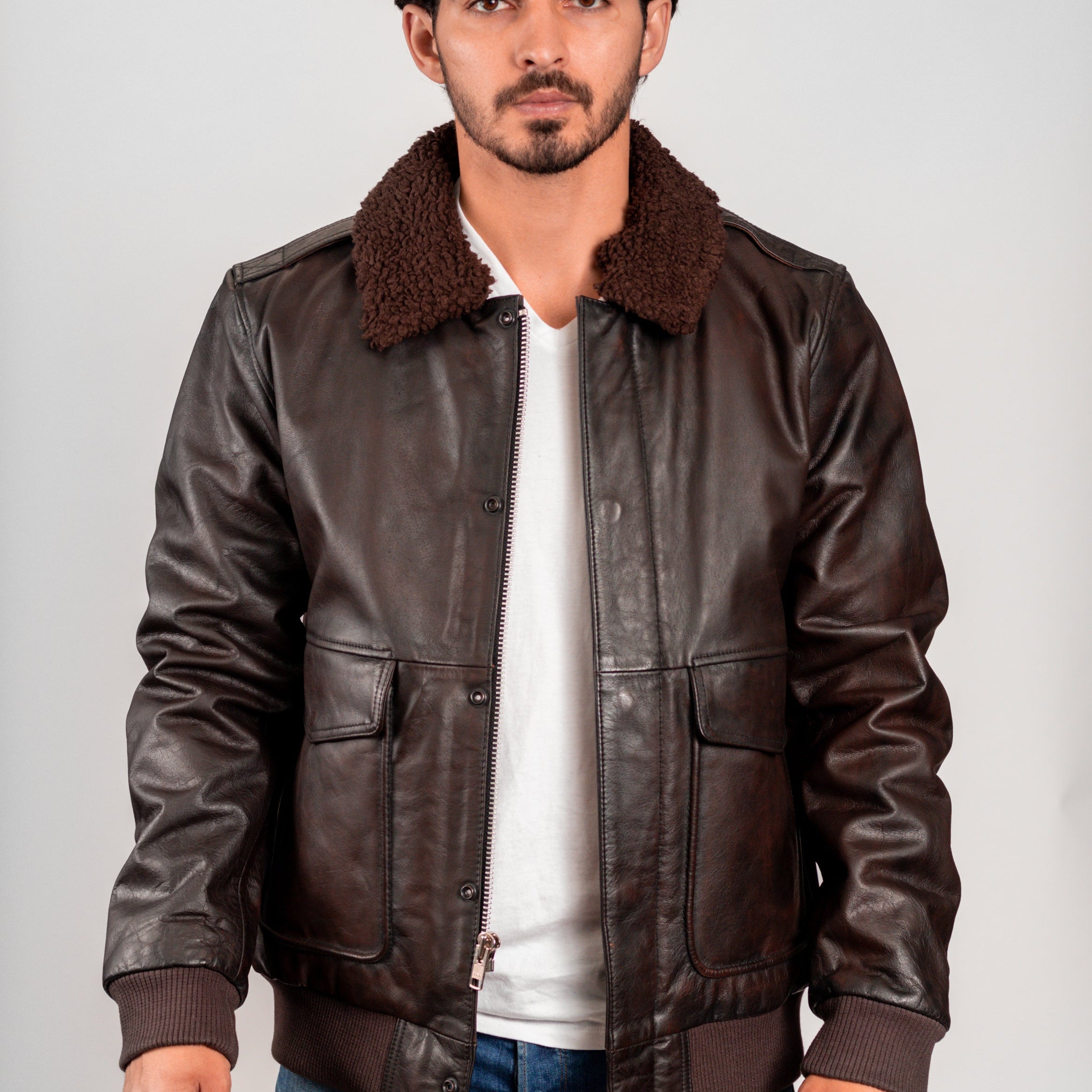 Old World Map Bomber Jacket