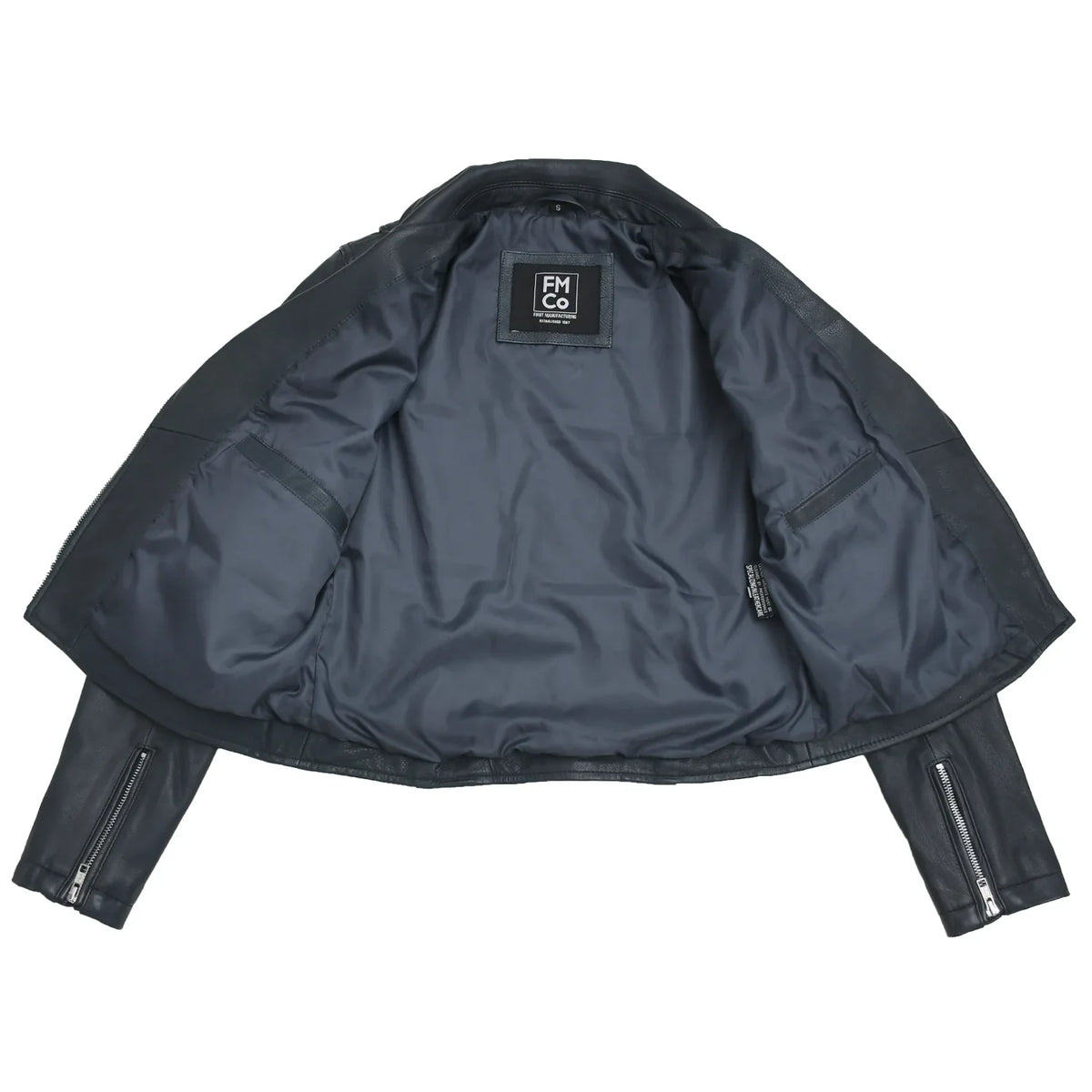 Lennox Moto Style Leather Jacket Women's Fashion Leather Jacket FMCo