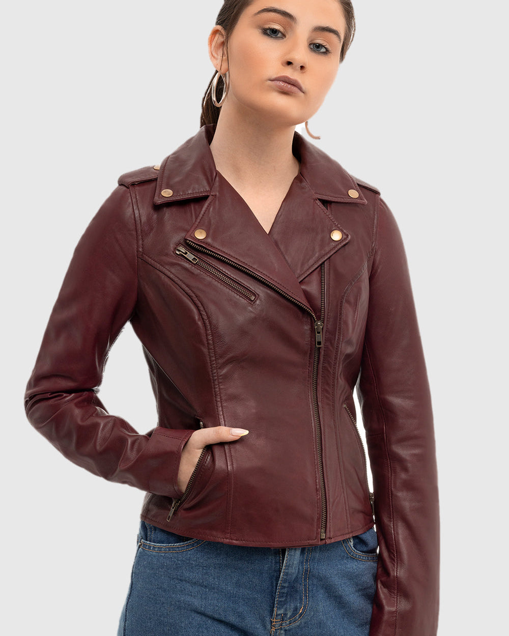 Harper Moto Leather Jacket