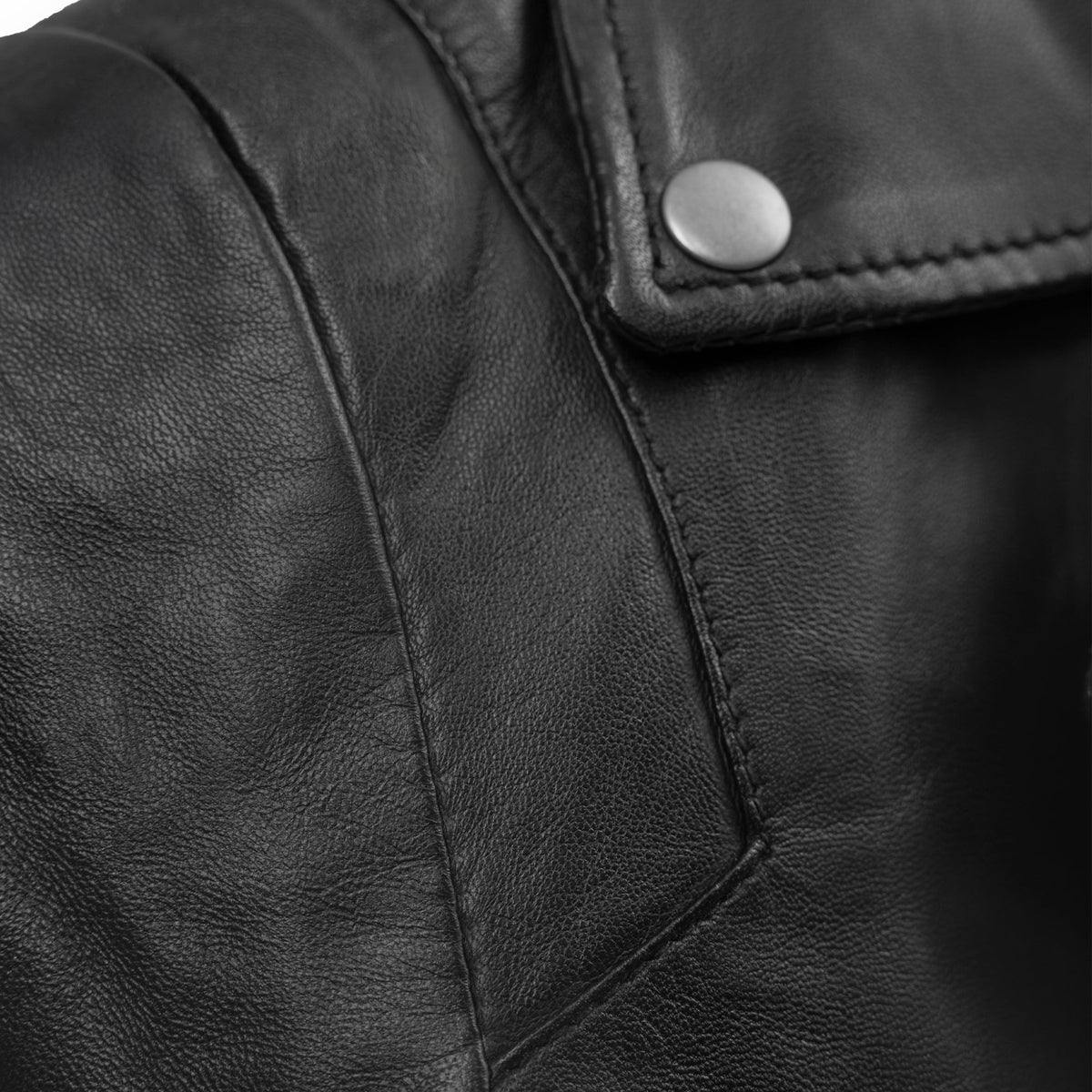 Serena Women's Asymmetrical Zipper Leather Jacket Jim & Mary Lou