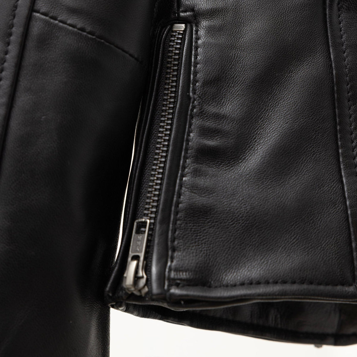Bethany Women's Asymmetrical Zipper Leather Jacket Jim & Mary Lou