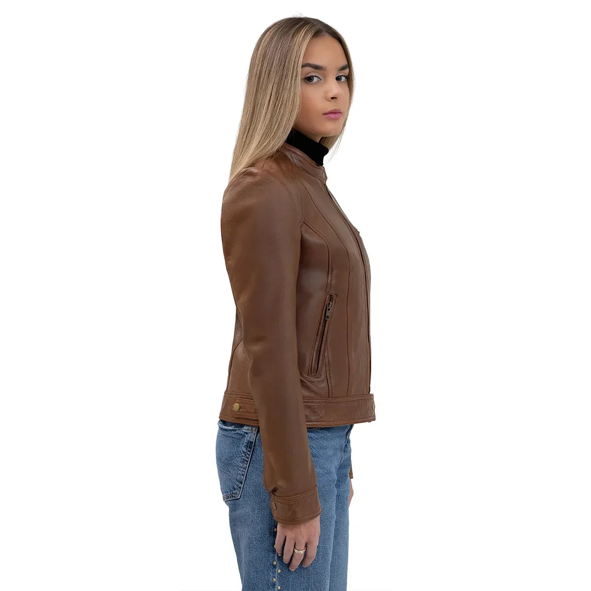 Sara Women's Leather Jacket FMCo NY