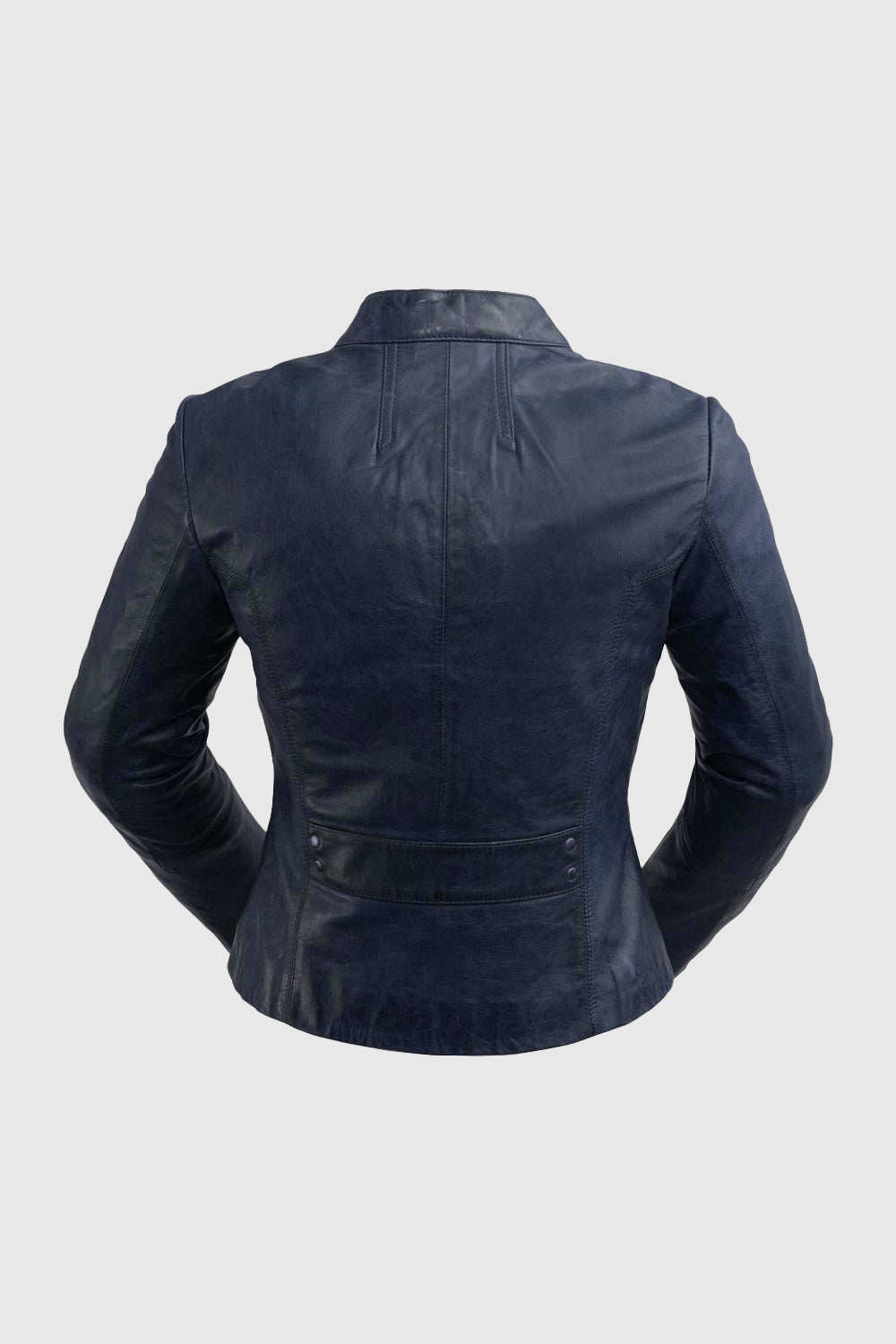 Rexie Womens Fashion Leather Jacket Women's Leather Jacket Whet Blu NYC