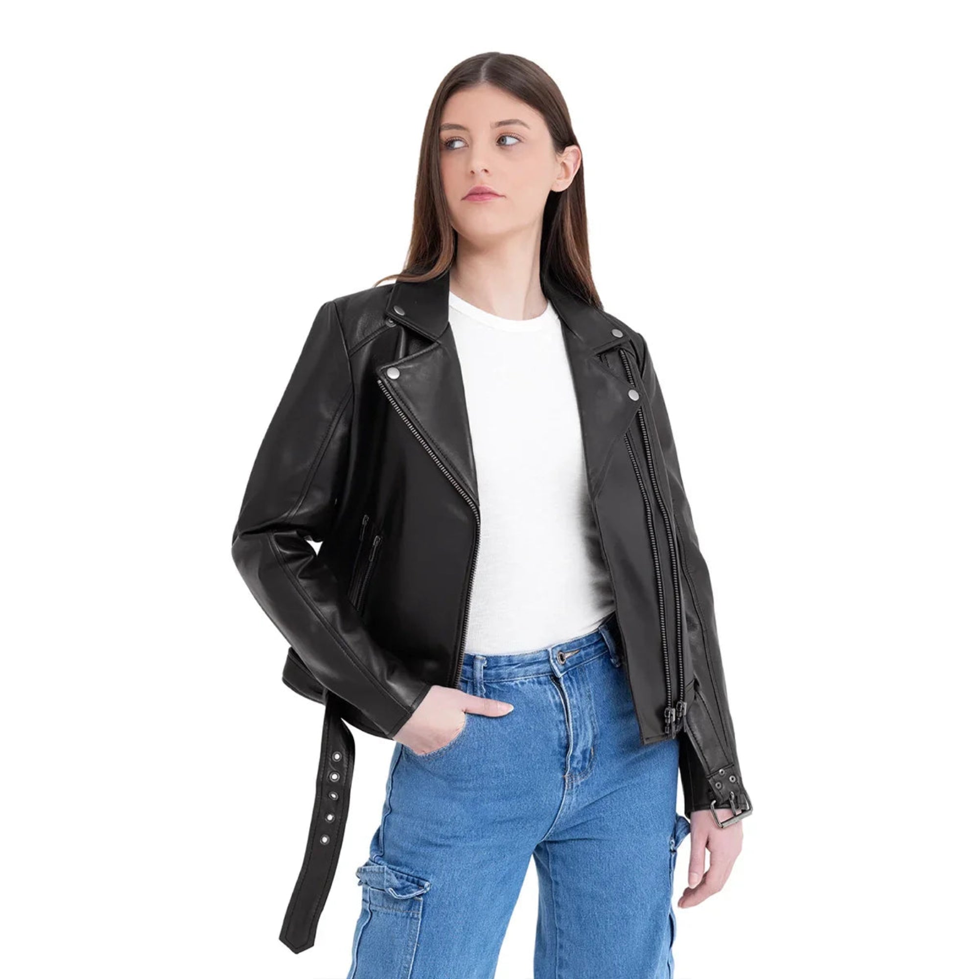 Adeline Women's Leather Jacket FMCo NY