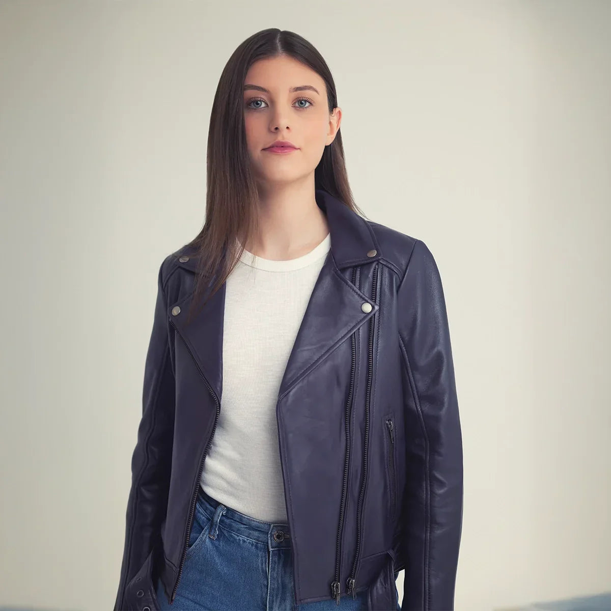 Adeline Women's Leather Jacket FMCo NY