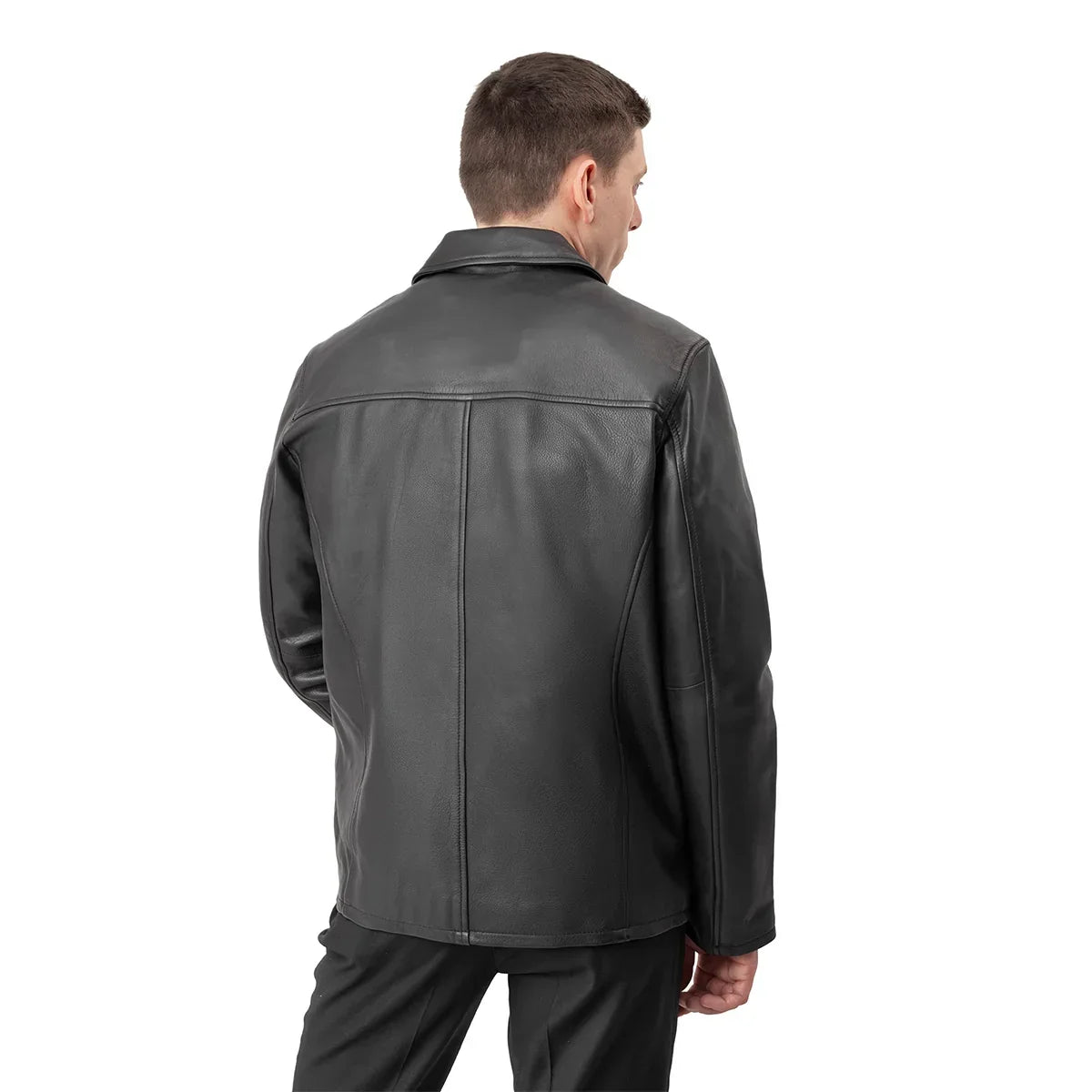 James Men's Leather Jacket FMCo NY