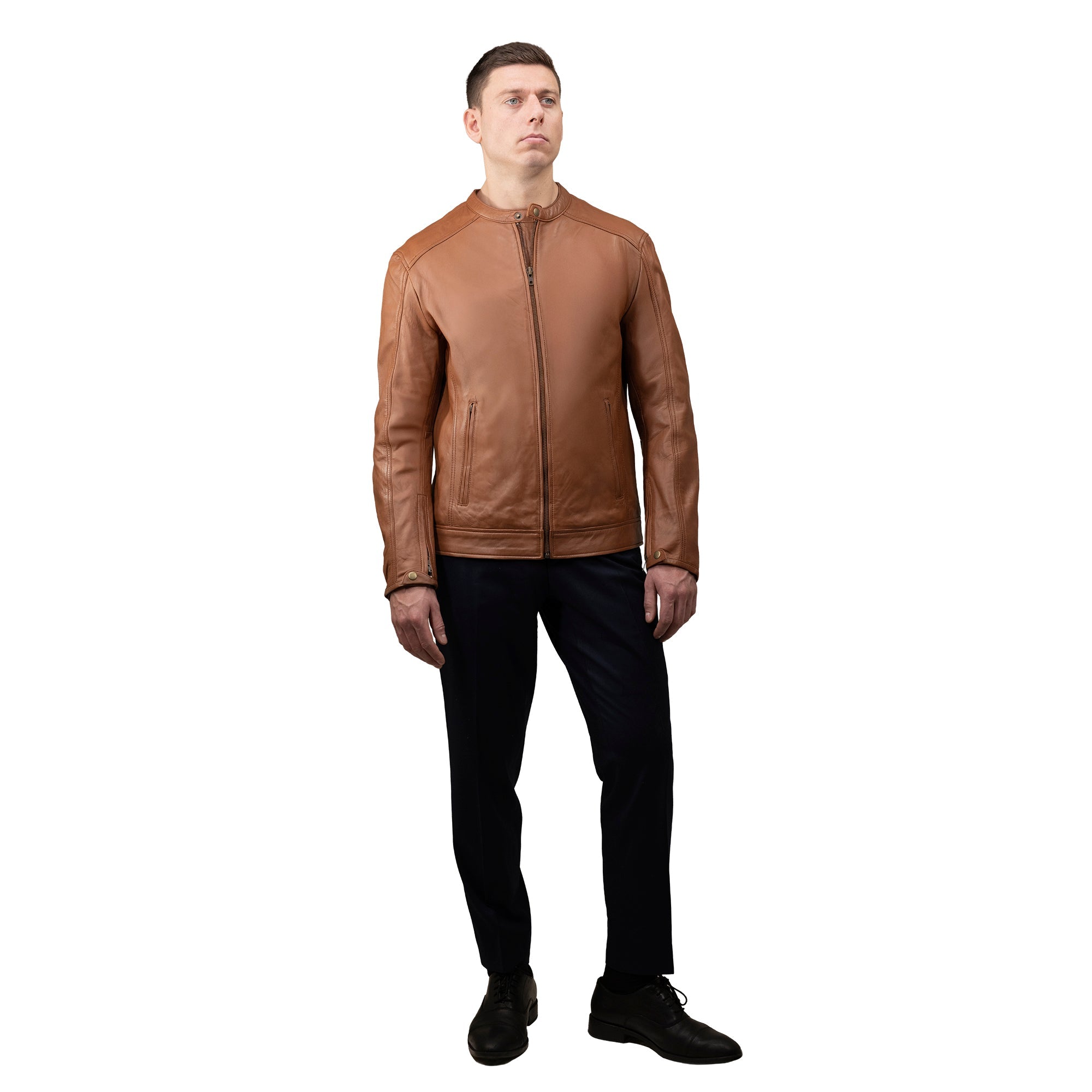 Lucas Men's Leather Jacket FMCo NY