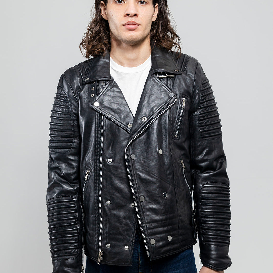Brooklyn Mens Lambskin Leather Jacket
