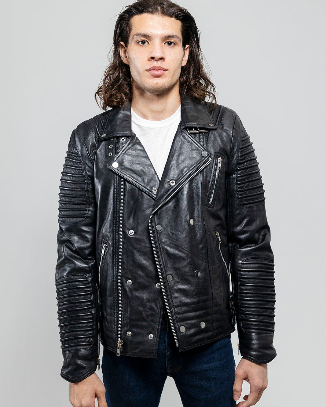 Brooklyn Mens Lambskin Leather Jacket