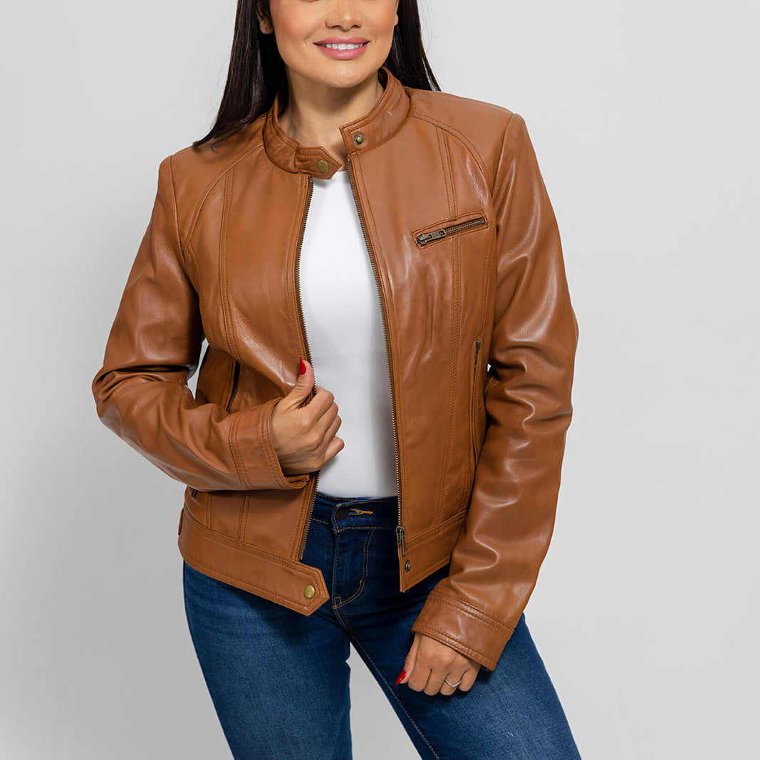Favorite Women's Fashion Leather Jacket