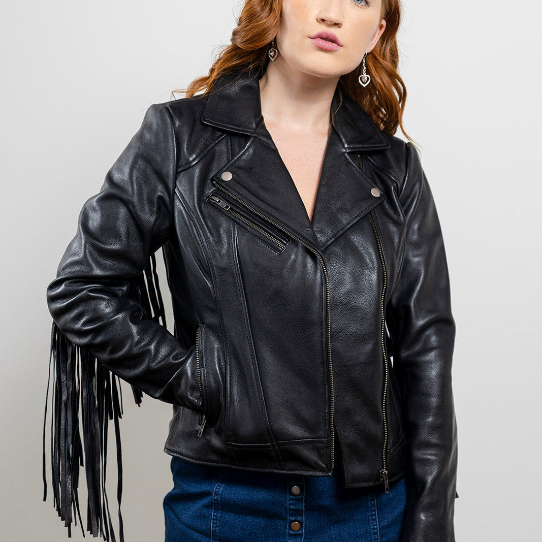 Daisy Womens Fashion Leather Jacket