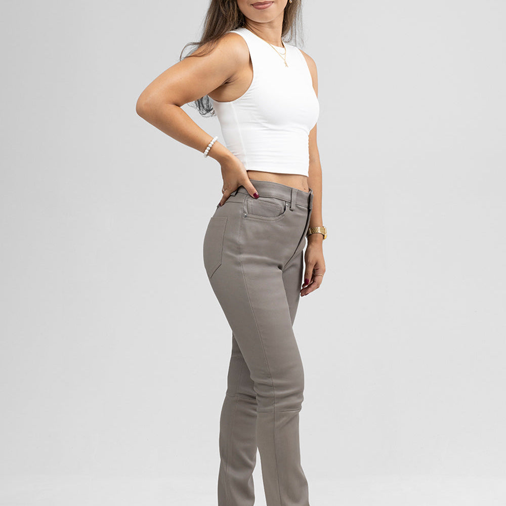 Arya Leather Pants Whet Blu NYC