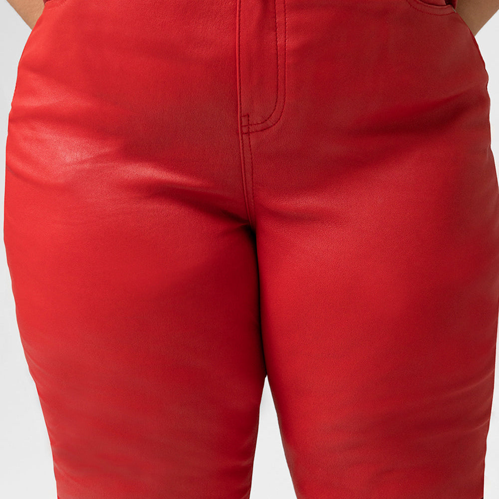 Arya Leather Pants Whet Blu NYC
