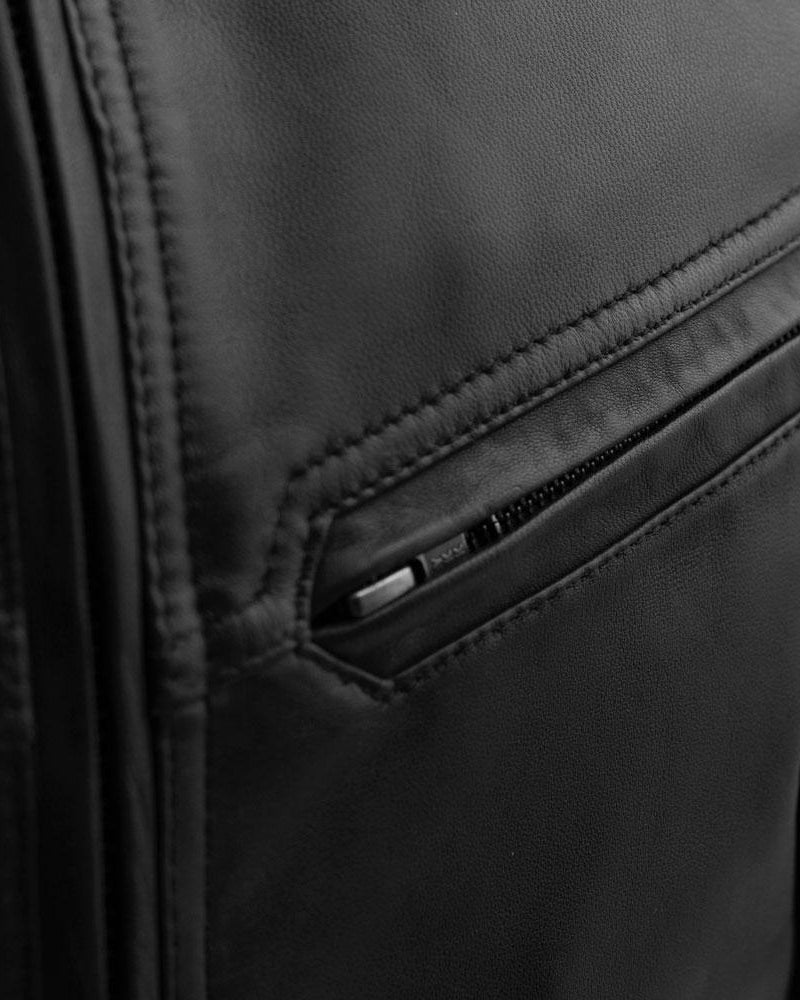 Aviator Mens Bomber Leather Jacket Men's Varsity Bomber Jacker Whet Blu NYC