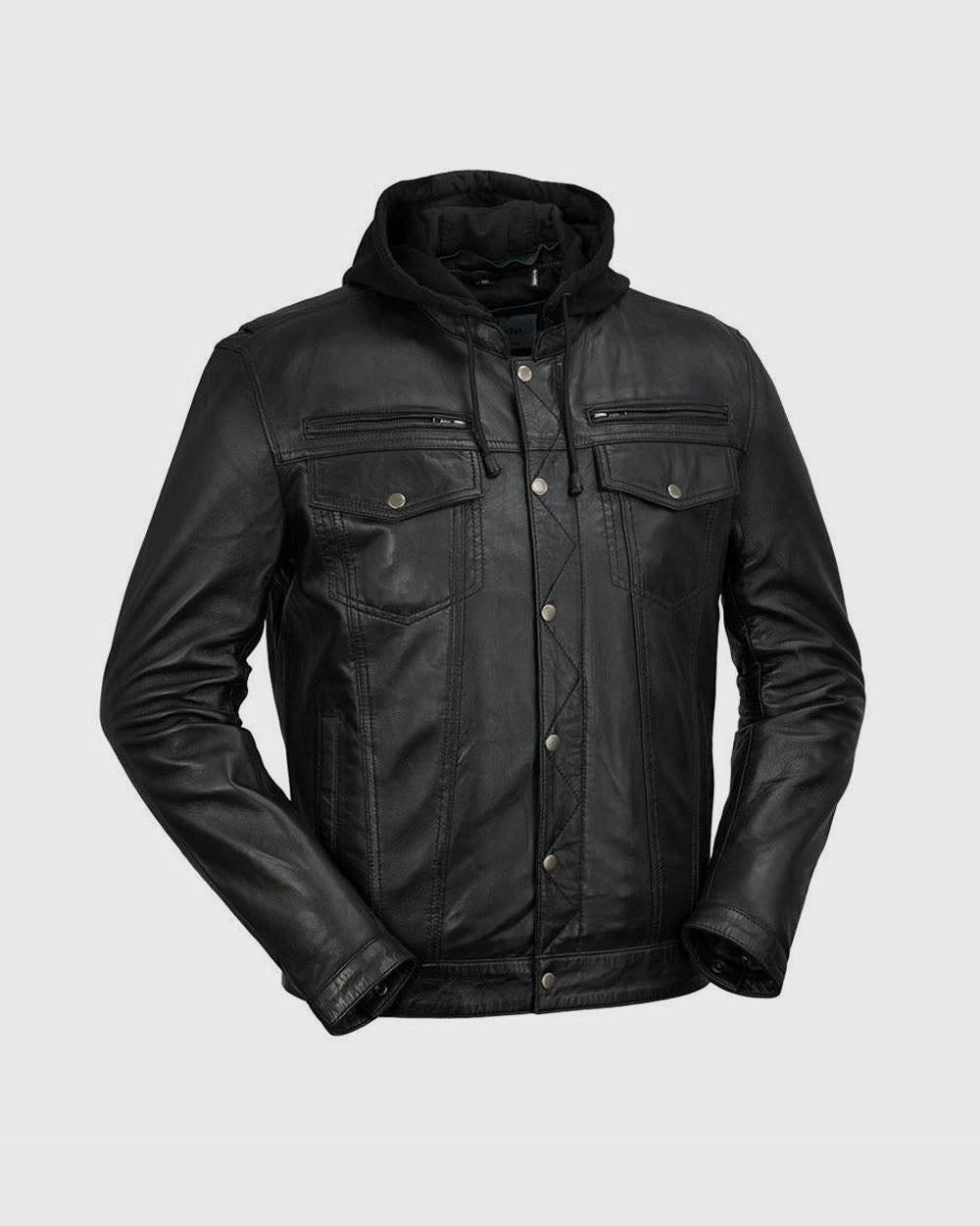 Axel Mens Leather Jacket Men's Leather Jacket Whet Blu NYC