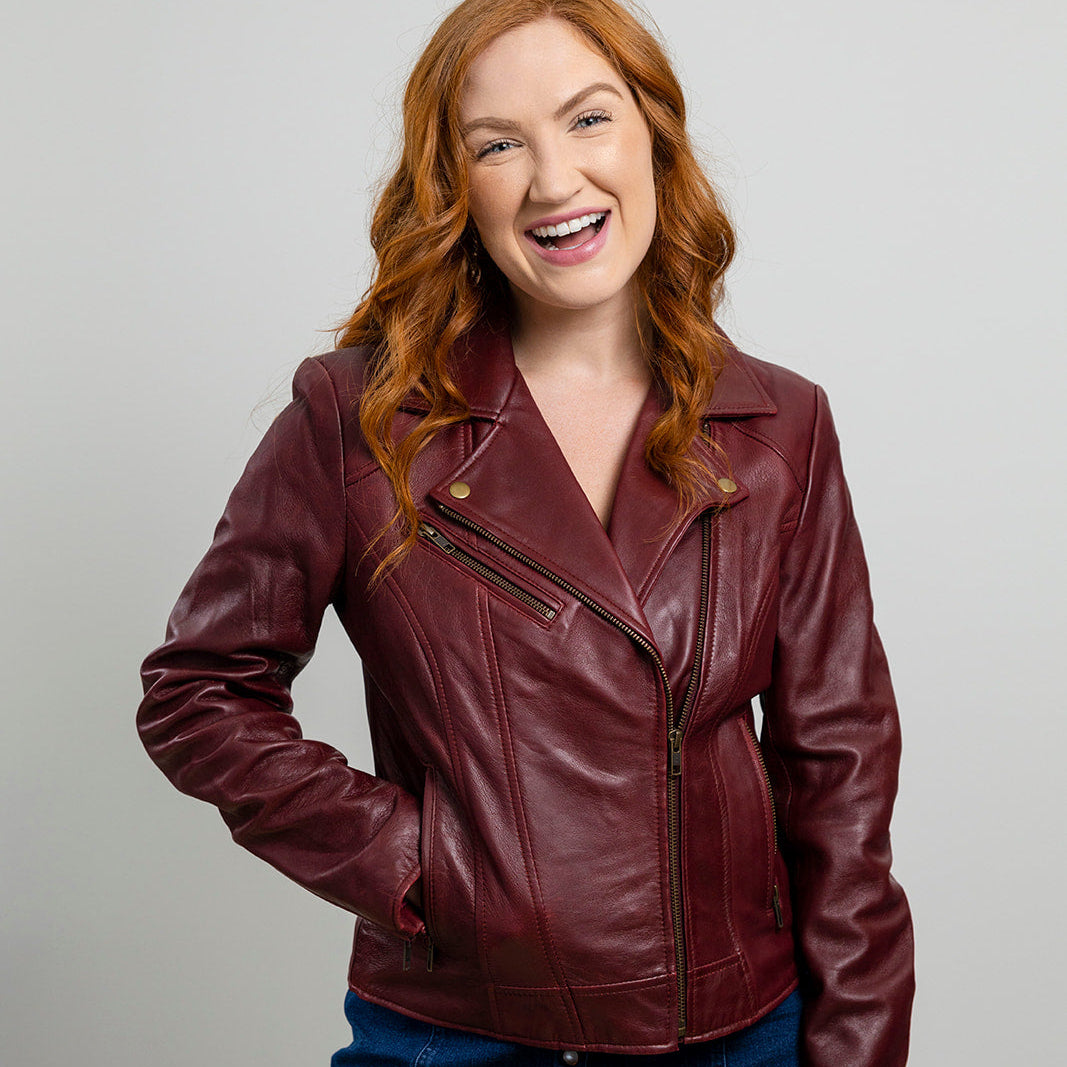 Betsy - Women's Fashion Lambskin Leather Jacket