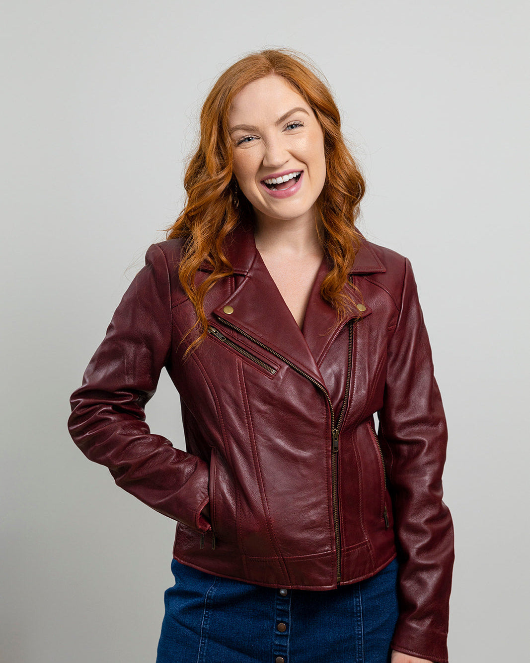 Betsy - Women's Fashion Lambskin Leather Jacket
