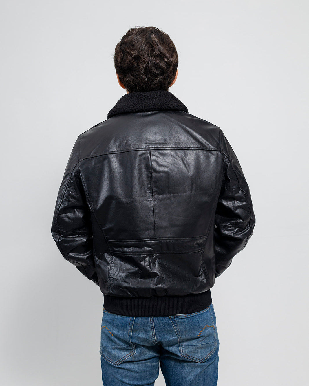 Bomber Men's Fashion Leather Jacket Men's Bomber Jacket Whet Blu NYC