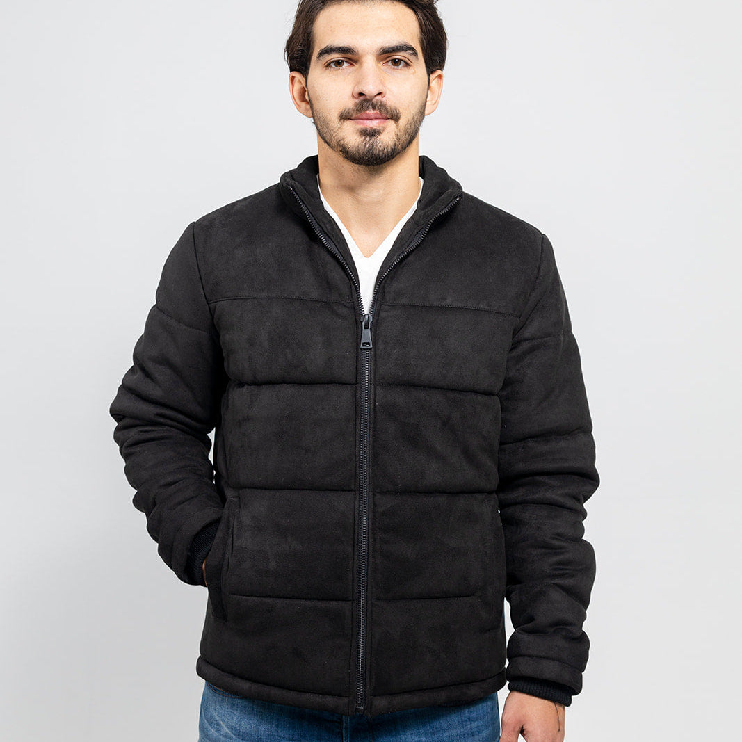 Brady Men's Vegan Faux Suede Jacket Black Men's Vegan Faux Suede Jacket Whet Blu NYC