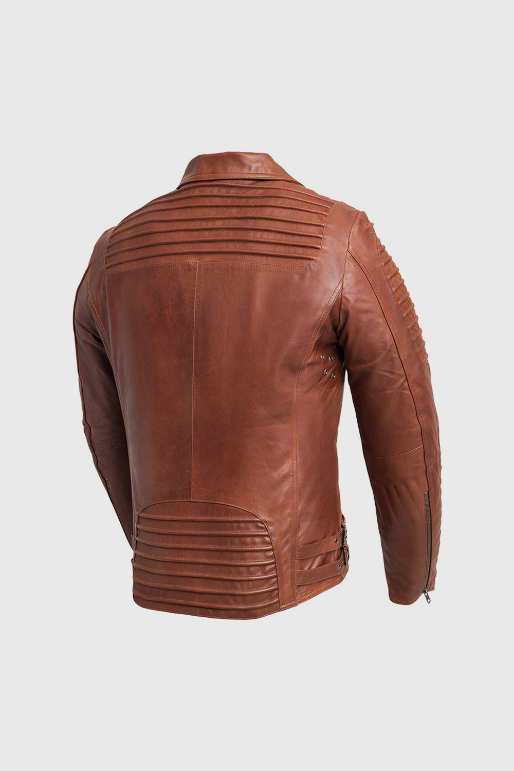 Brooklyn Mens Lambskin Leather Jacket Red Ford Men's Motorcycle style Jacket Whet Blu NYC