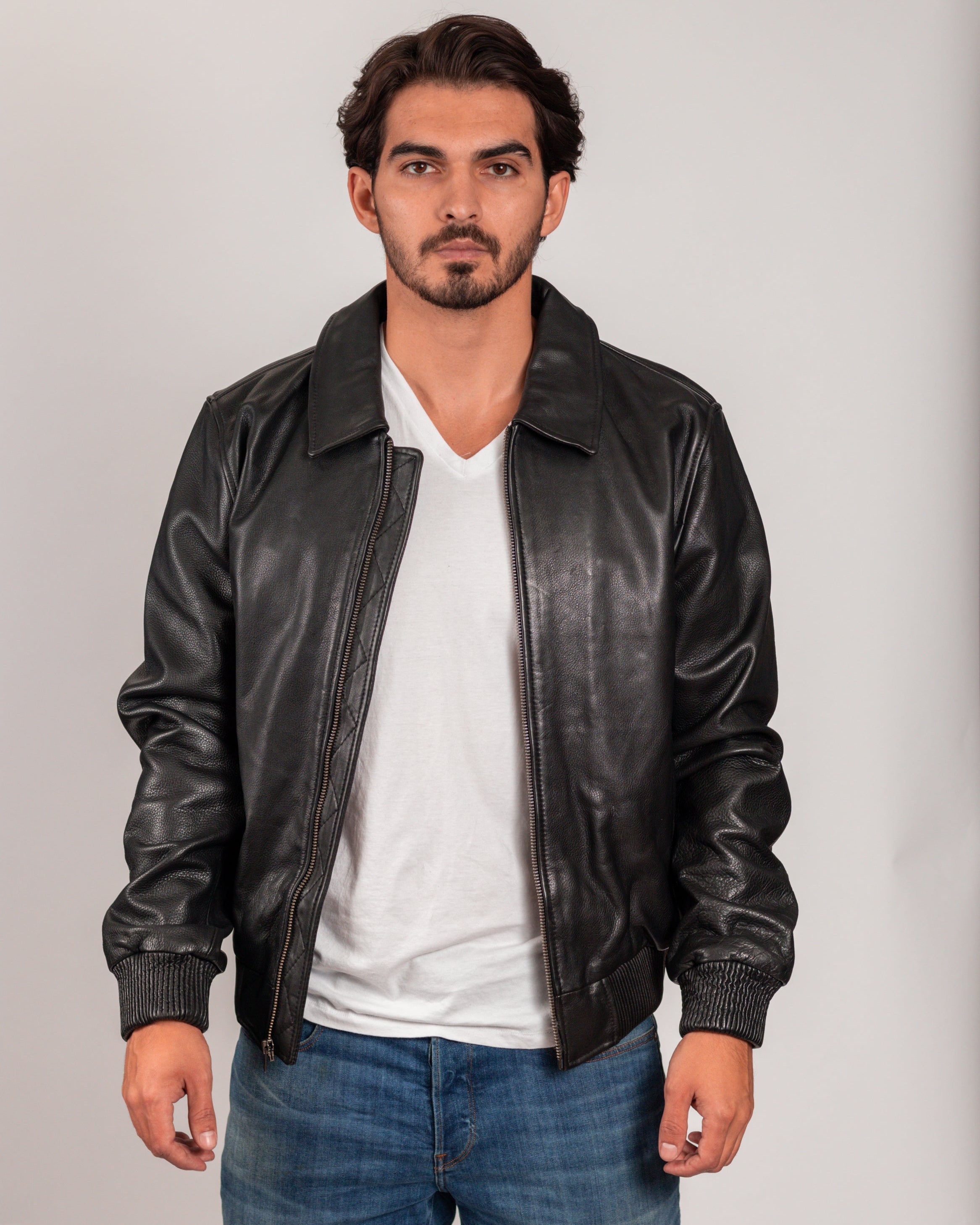 Castor - Mens Fashion Leather Jacket Men's Leather Jacket