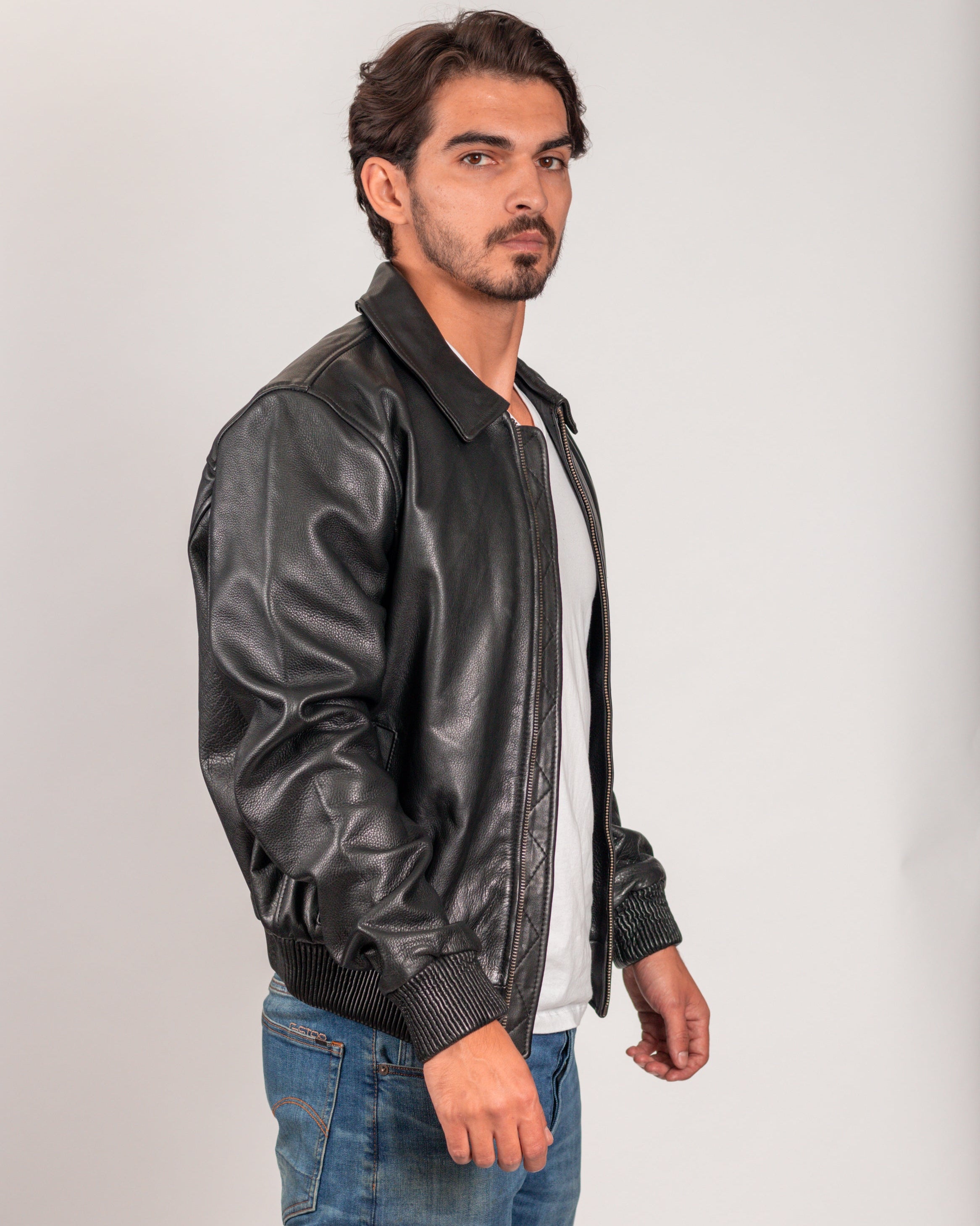 Castor - Mens Fashion Leather Jacket Men's Leather Jacket