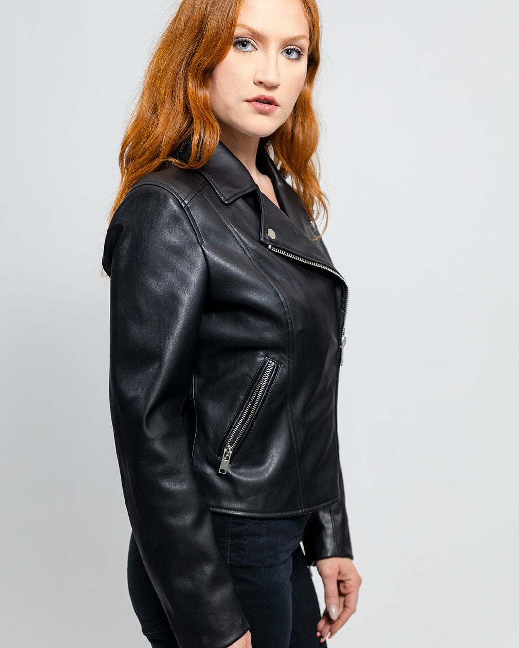 Demi Women's Vegan Faux Leather Jacket Women's Vegan Faux Leather Jacket Whet Blu NYC