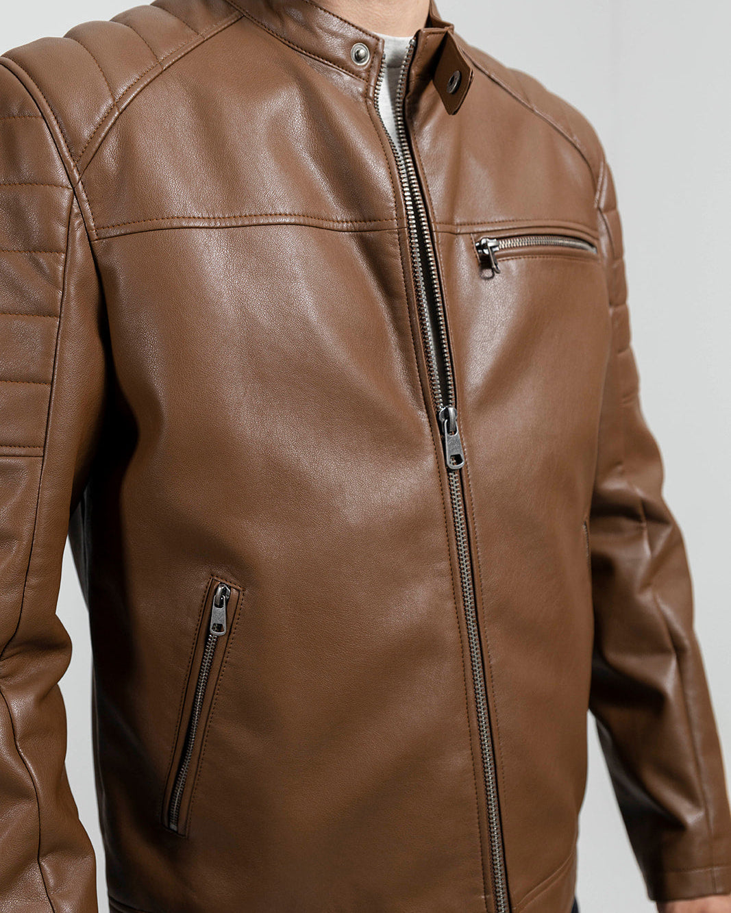 Dustin Men's Vegan Faux Leather Jacket Men's Vegan Faux Leather jacket Whet Blu NYC