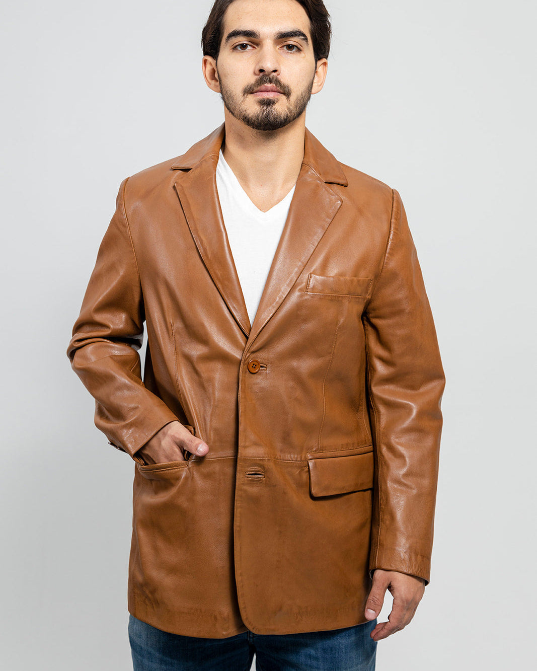 Esquire Mens Leather Jacket Men's Leather Jacket