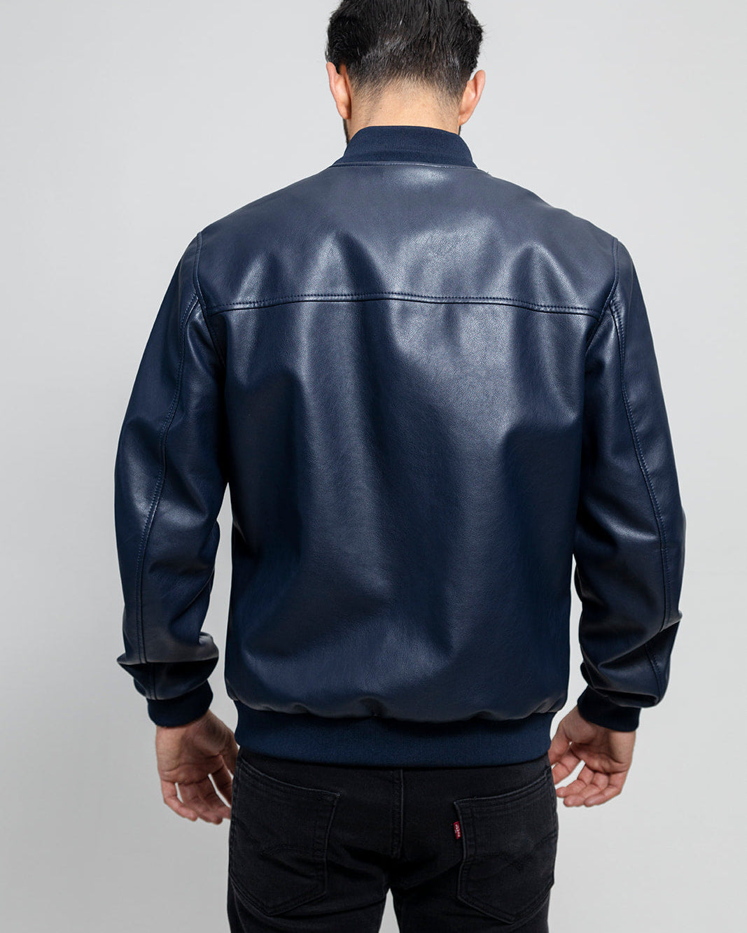 Justin Men's Vegan Faux Leather Jacket Men's Vegan Faux Leather jacket Whet Blu NYC