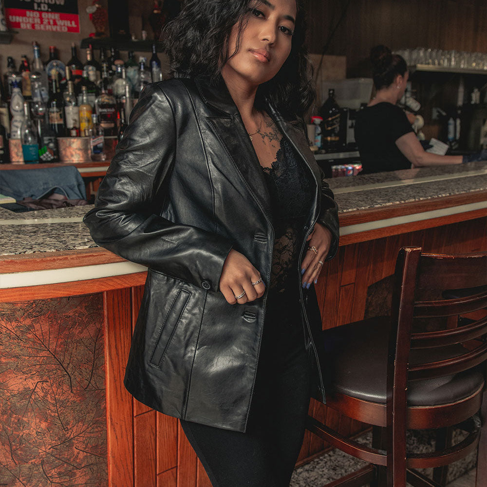 Mia Womens New Zealand lambskin Jacket Women's New Zealand Lambskin Leather