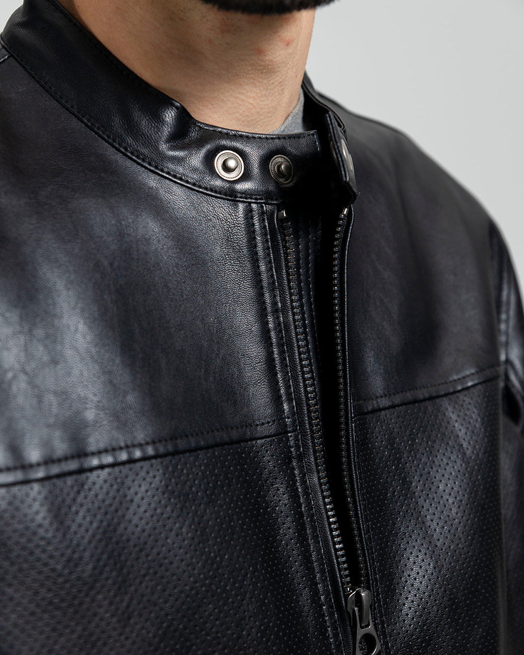 vegan leather jacket mens