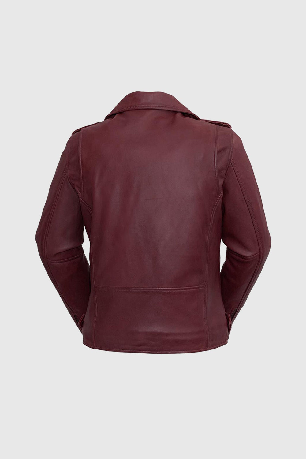 Rebel Womens Leather Jacket Oxblood Women's Leather Jacket