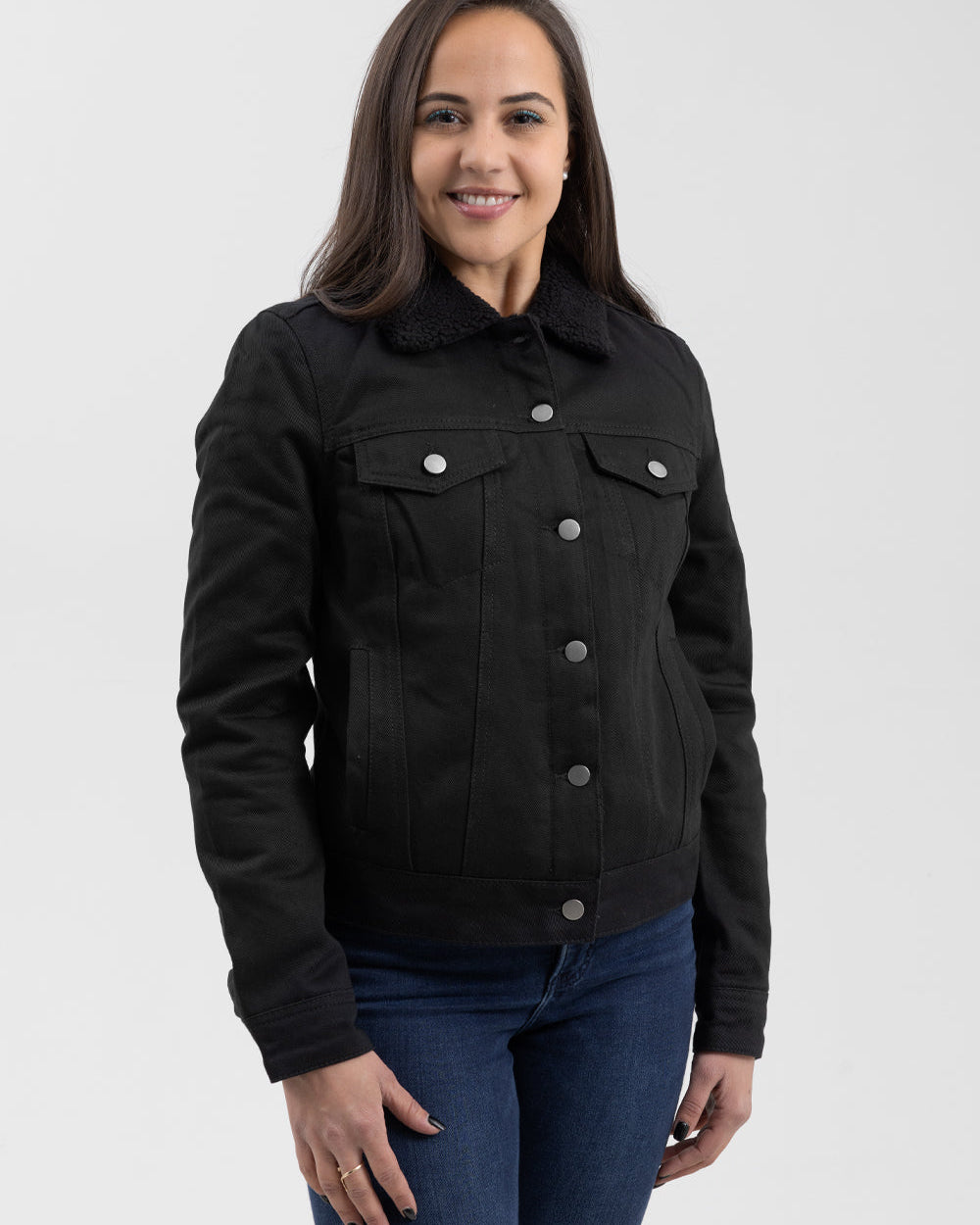 Samantha Women's Vegan Faux Leather Jacket