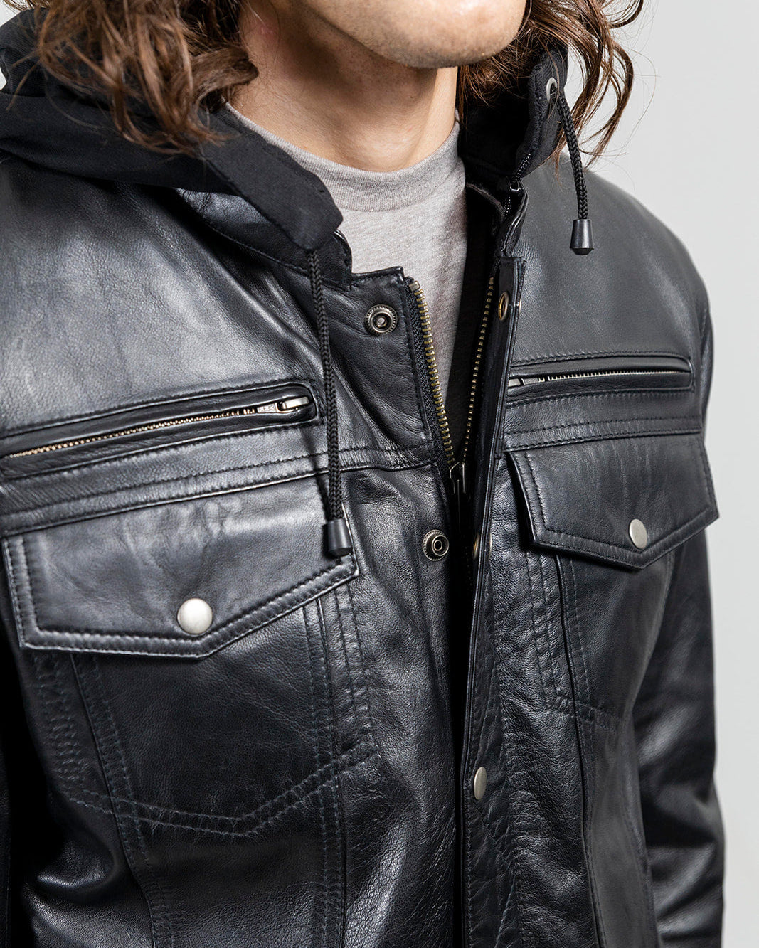 Axel Mens Leather Jacket Men's Leather Jacket Whet Blu NYC