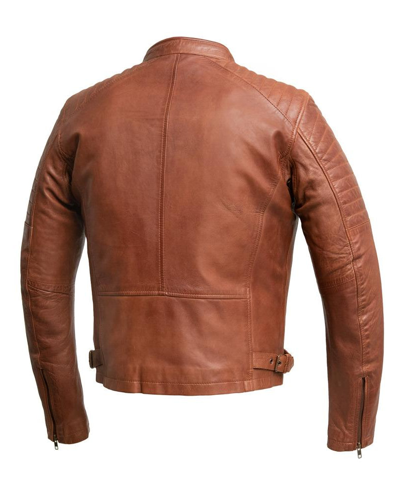 Zack Men's Fashion Leather Jacket Men's Leather Jacket FMCo NY