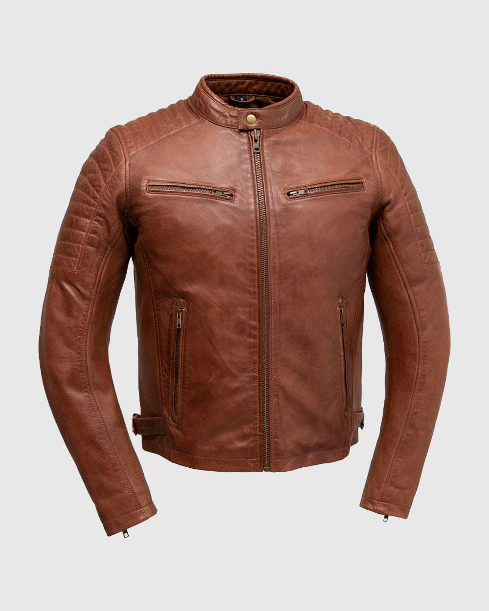 Zack Men's Fashion Leather Jacket Men's Leather Jacket FMCo NY