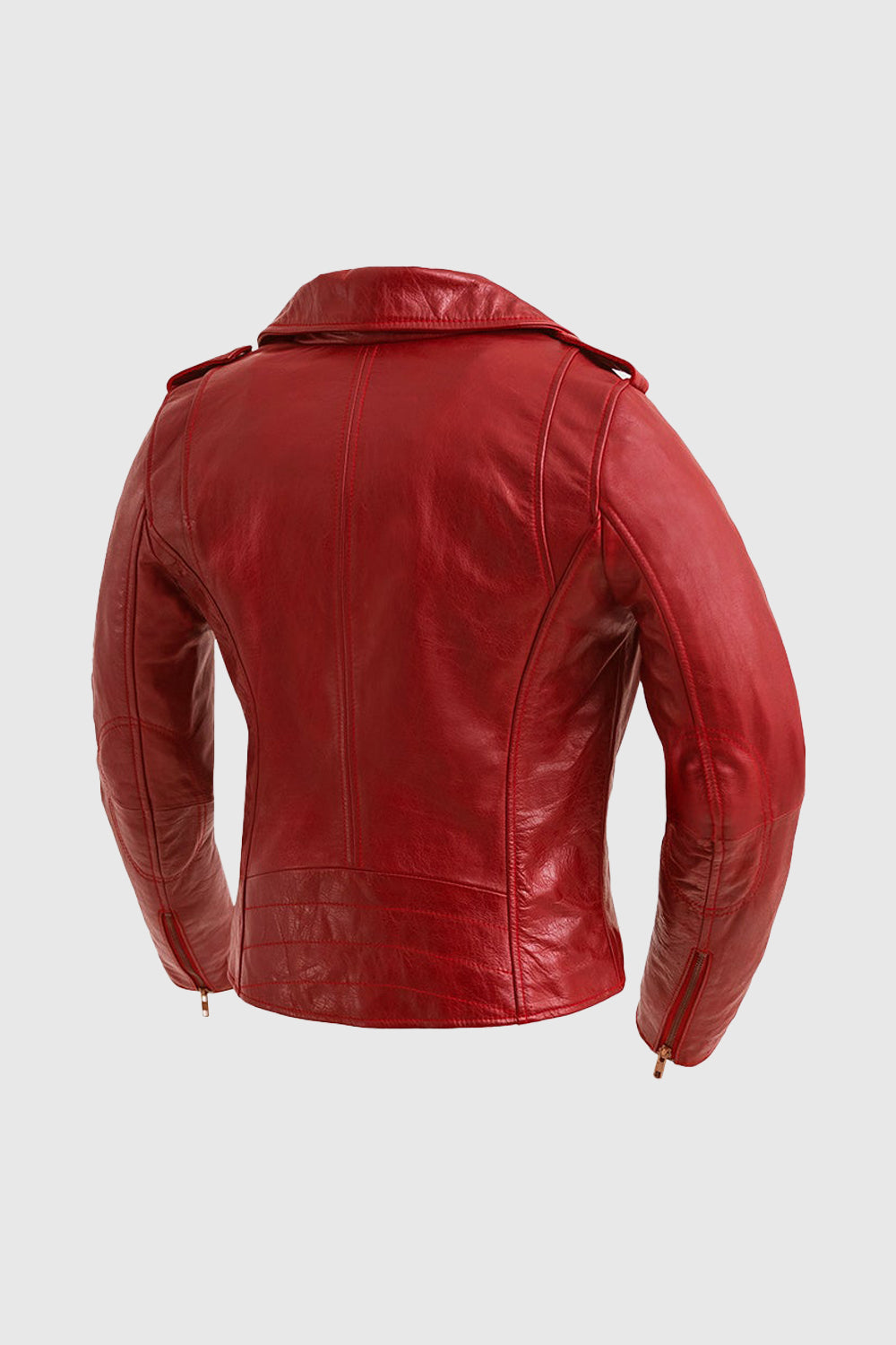 Abigail Women's Vintage Moto Leather Jacket Women's Leather Jacket