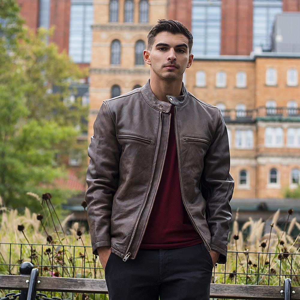 Maine Mens Leather Jacket Men's Leather Jacket
