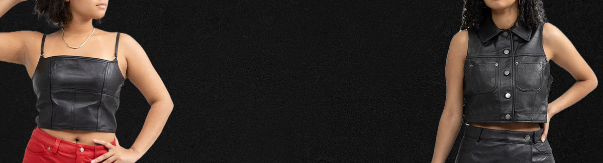 Women’s Leather Tops for Sleek & Elegant Wardrobe Upgrades