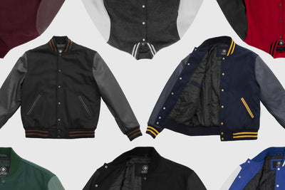 Mens Leather Varsity Jackets