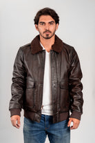 Old World Map Bomber Jacket Brown Men's Bomber Jacket FMCo   