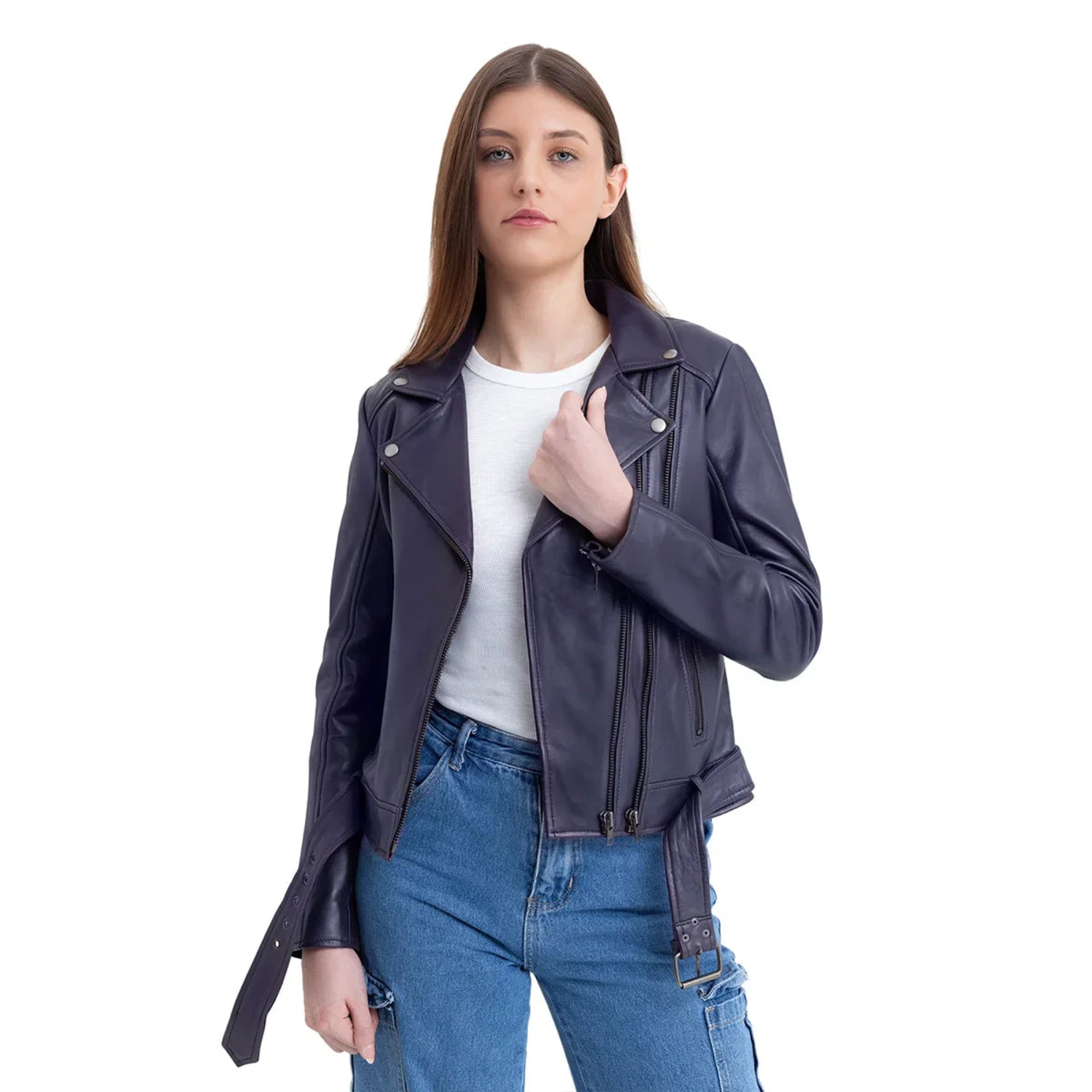 Adeline Women's Leather Jacket FMCo NY