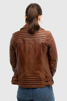 Queens Womens Fashion Lambskin Leather Jacket Red Ford Women's Fashion Moto Leather Jacket Whet Blu NYC