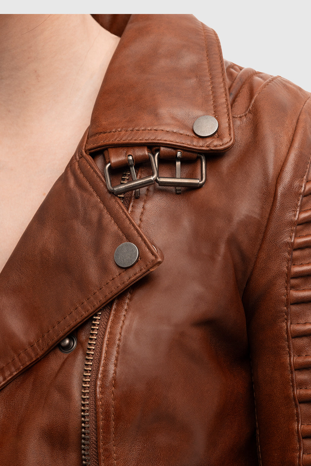 Queens Womens Fashion Lambskin Leather Jacket Red Ford Women's Fashion Moto Leather Jacket Whet Blu NYC