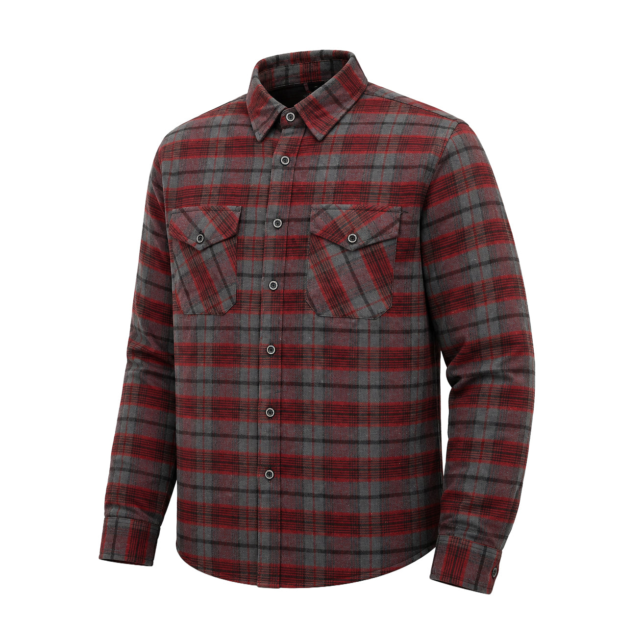 Vintage - Men’s Plaid Motorcycle flannel Shirt Men's Shirt Garments Buffalo Red S