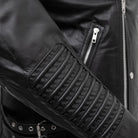 Brooklyn Mens Lambskin Leather Jacket Black Men's Motorcycle style Jacket Whet Blu NYC