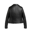 Bethany Women's Asymmetrical Zipper Leather Jacket Jim & Mary Lou